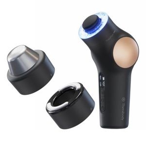 New Therabody TheraFace PRO Device with Hot and Cold Ring Set - Black